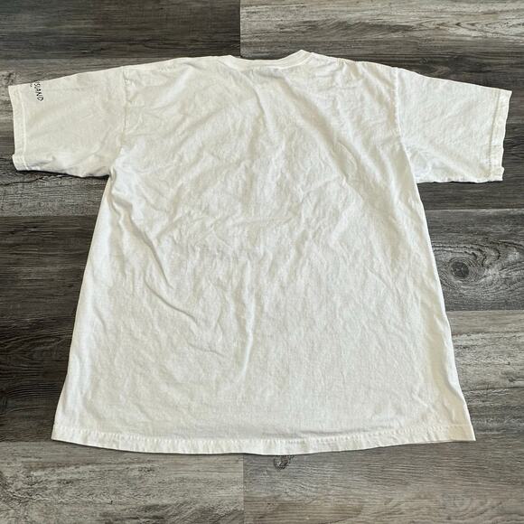 Vintage Y2K Marco Island FL‎ Biker Iguanas White Mens XL Beachy Funny T-shirt - Picture 3 of 8